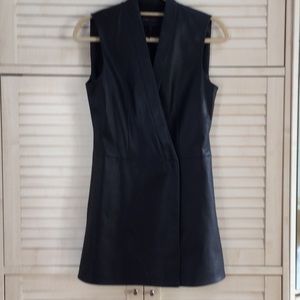 Leather dress